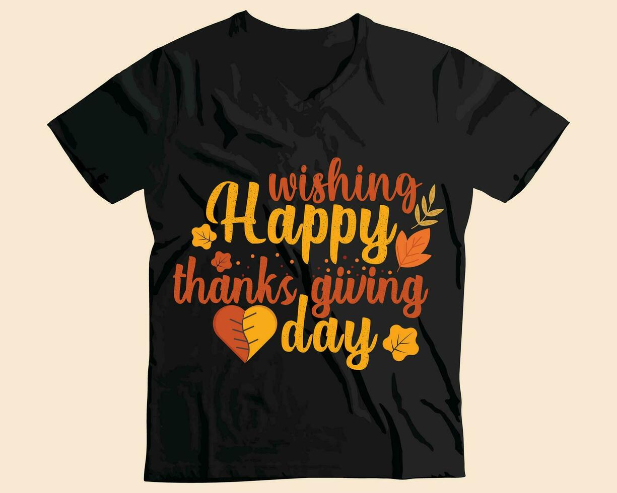 Thanksgiving free t-shirt for food lovers vector