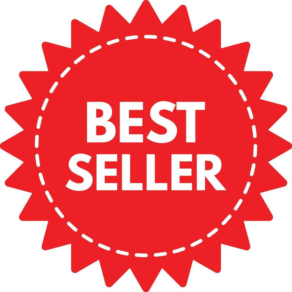 Best seller badge icon, Best seller award logo isolated, vector  Illustration Stock Vector, best seller