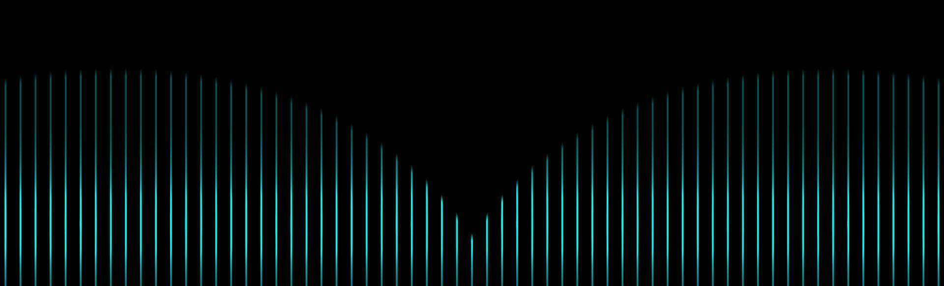 Blue glowing neon lines geometry background vector