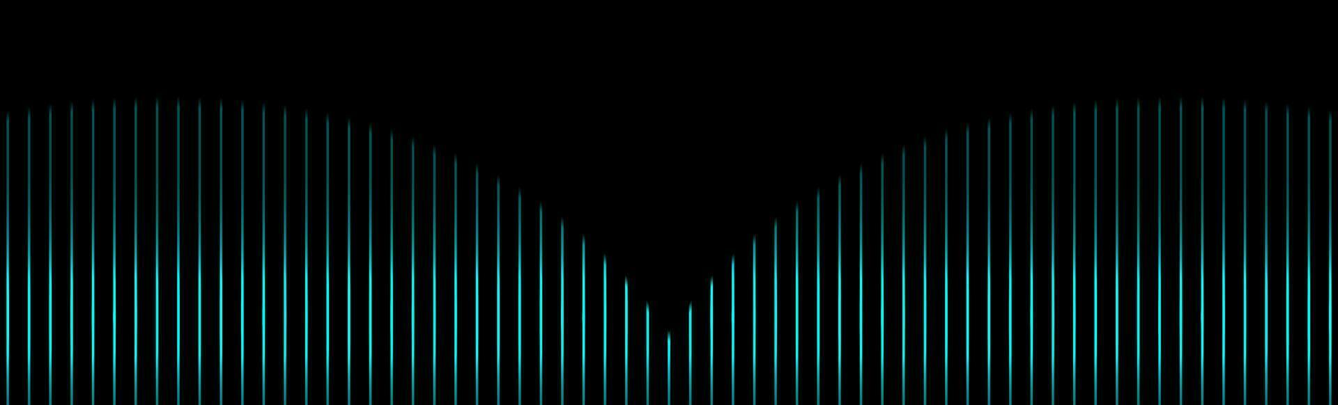 Blue glowing neon lines geometry background vector