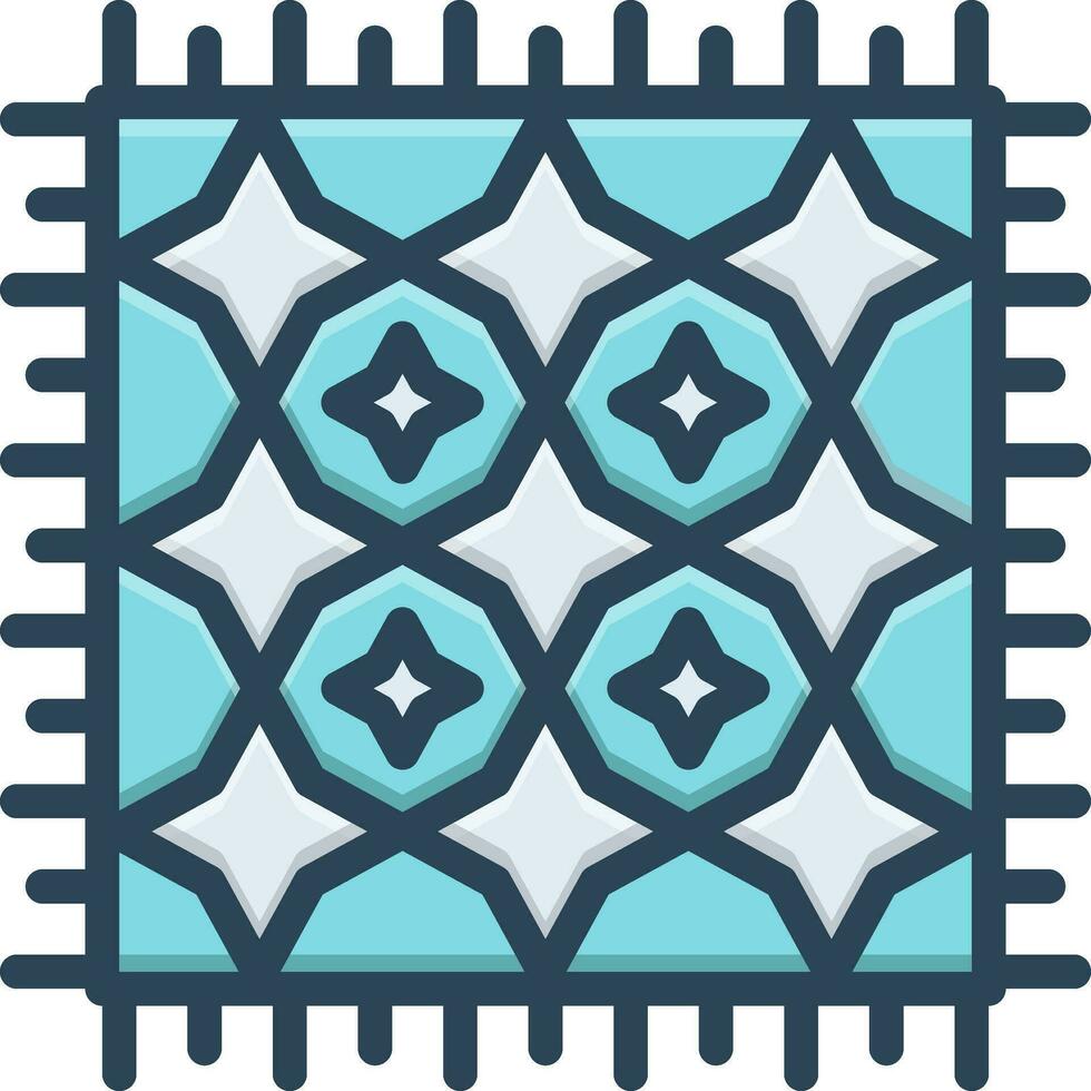 color icon for persian vector