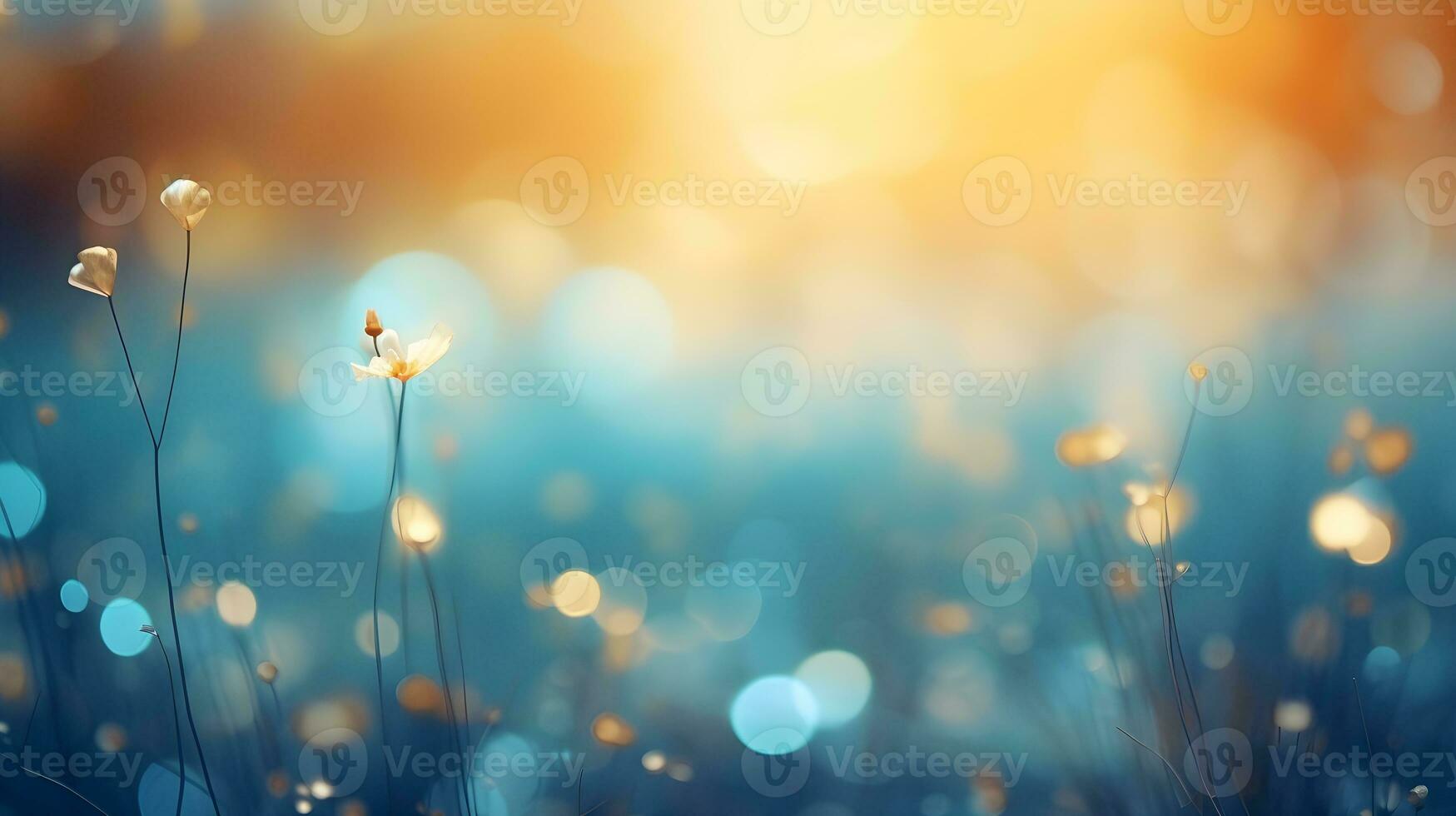 Abstract Blurred Bokeh Light Background photo