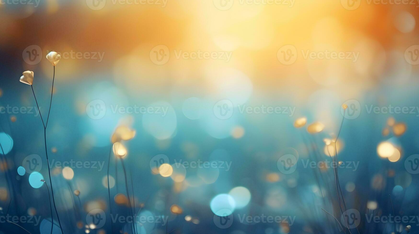 Abstract Blurred Bokeh Light Background photo