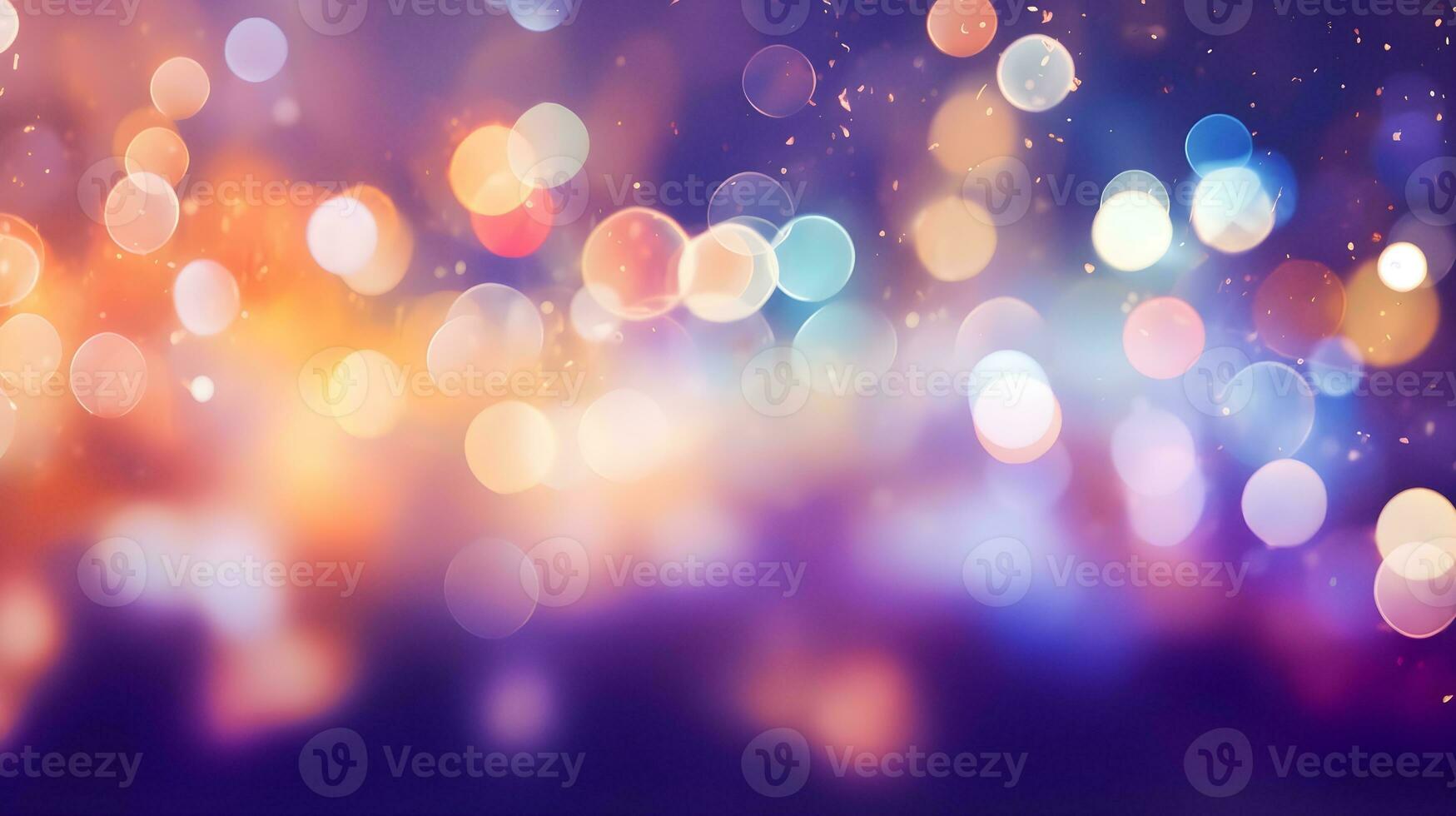 Abstract Blurred Bokeh Light Background photo