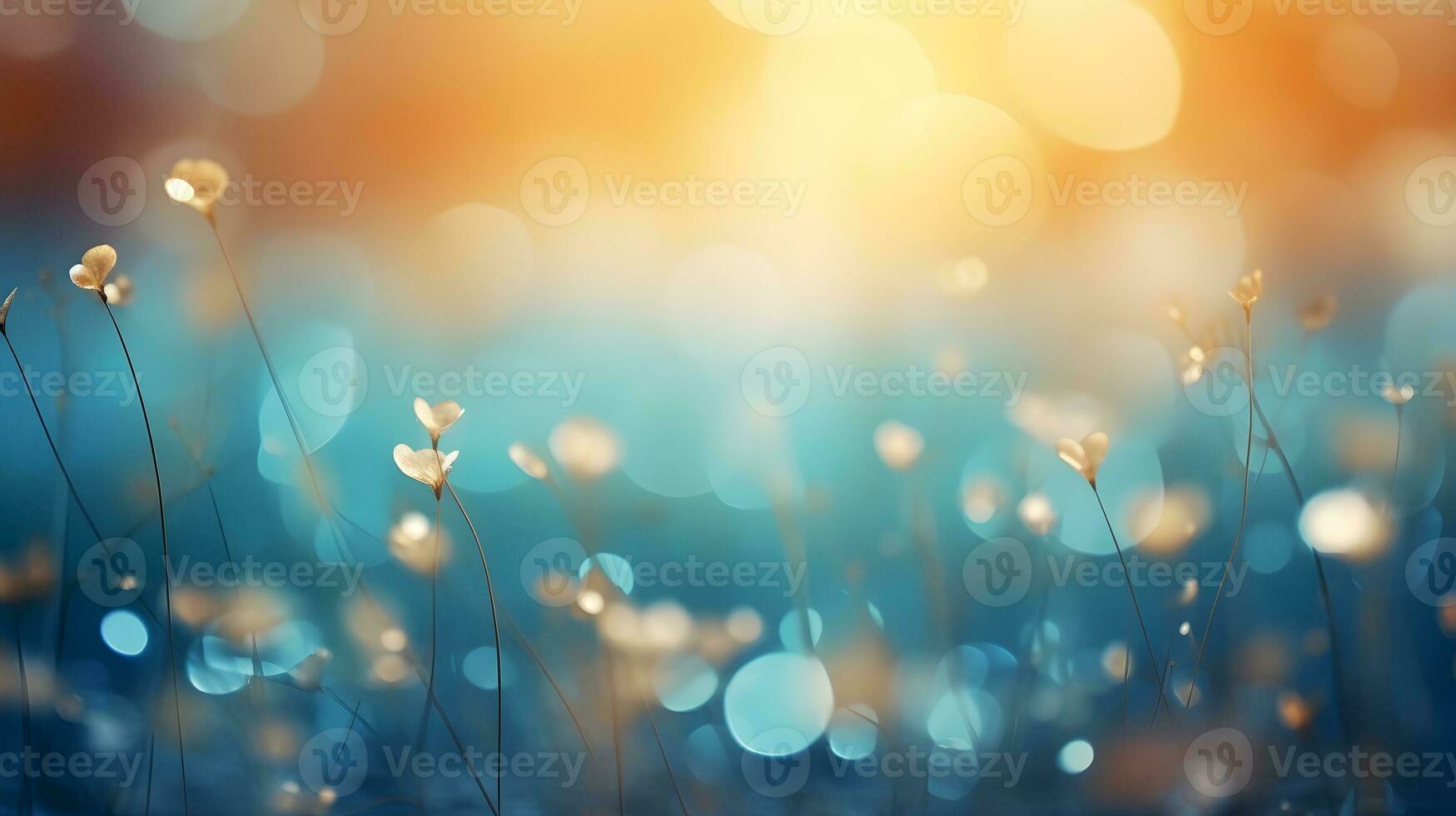 Abstract Blurred Bokeh Light Background photo