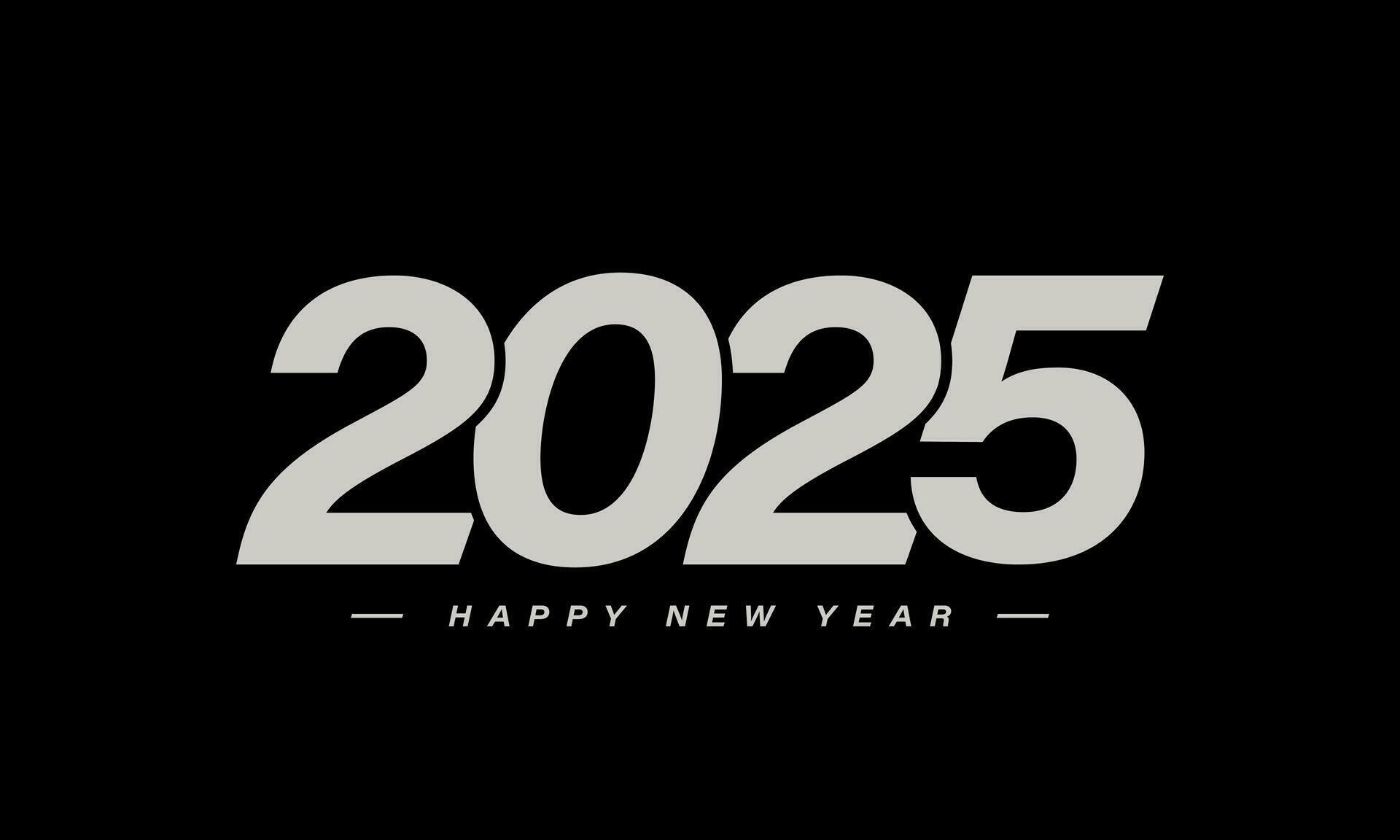 2025 Happy New Year Background Design. 29934820 Vector Art at Vecteezy