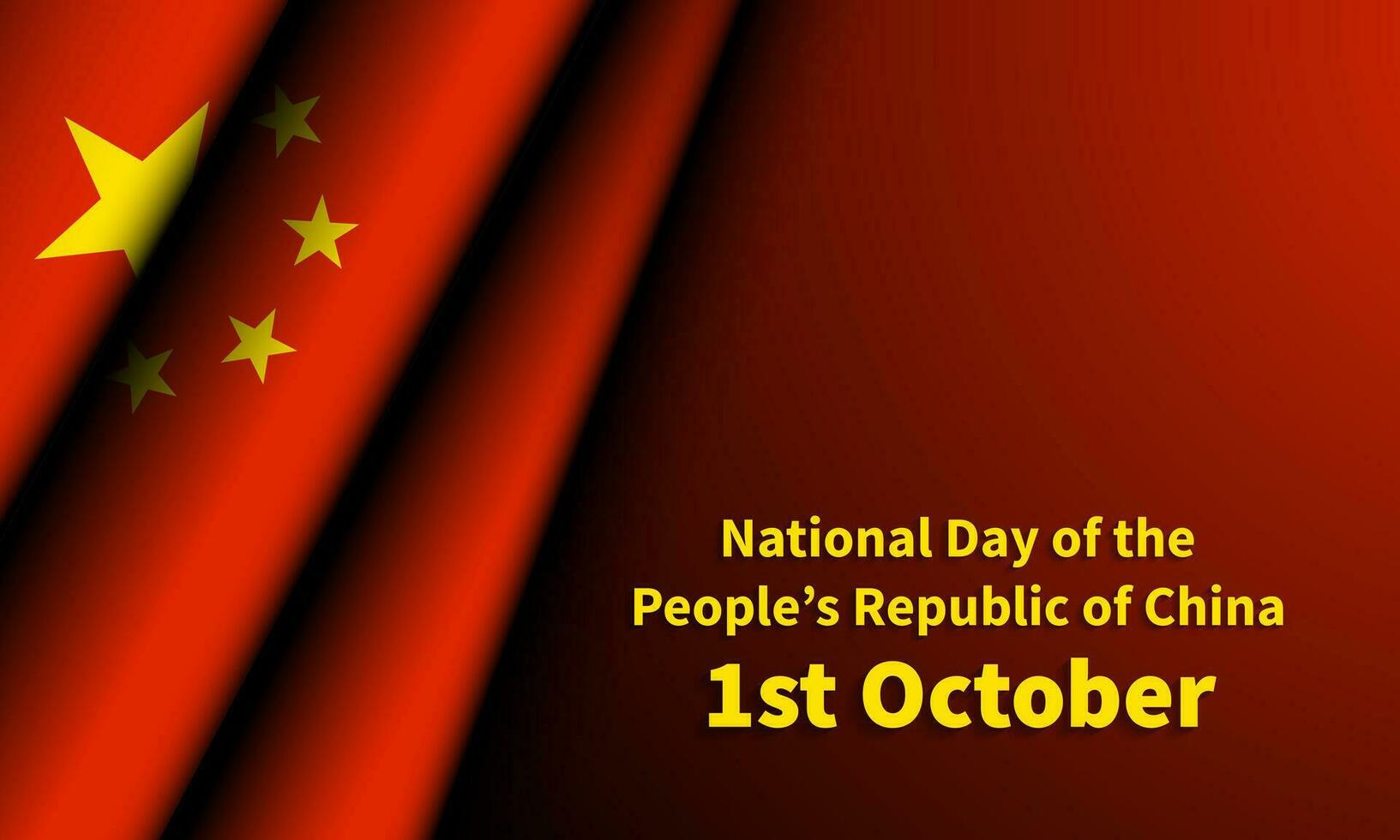 National Day of the People's Republic of China Background Design. vector