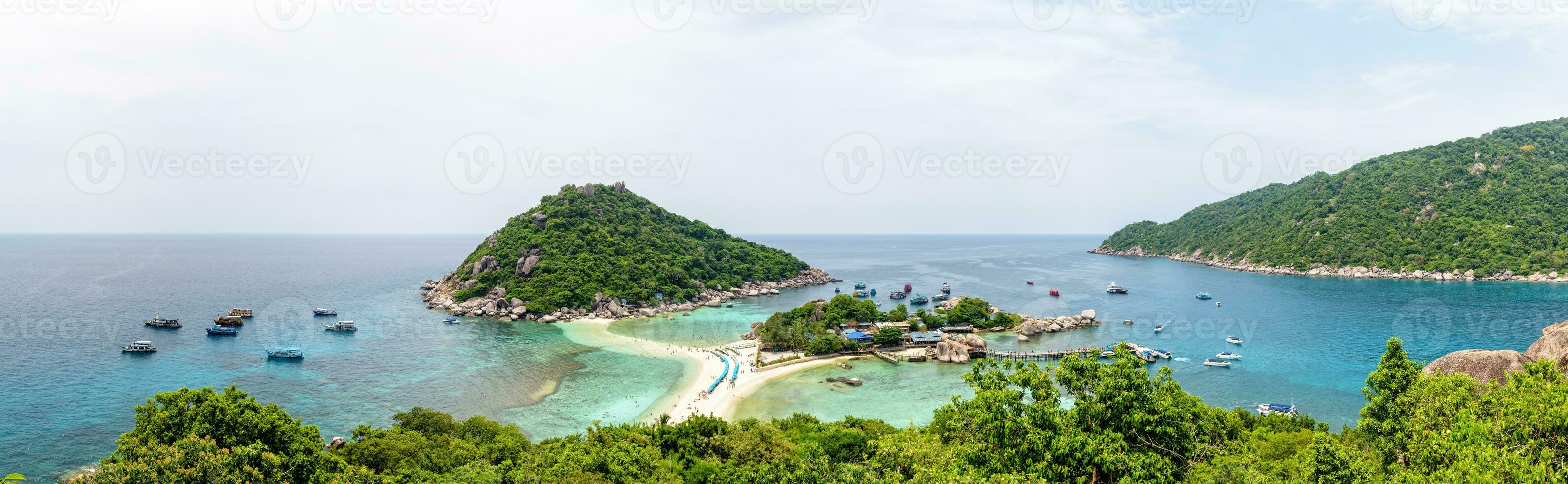 panorama koh nang yuan isla foto