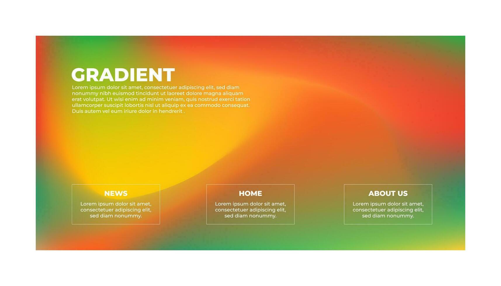 resumen color degradado moderno borroso antecedentes y película grano textura modelo con un elegante vector