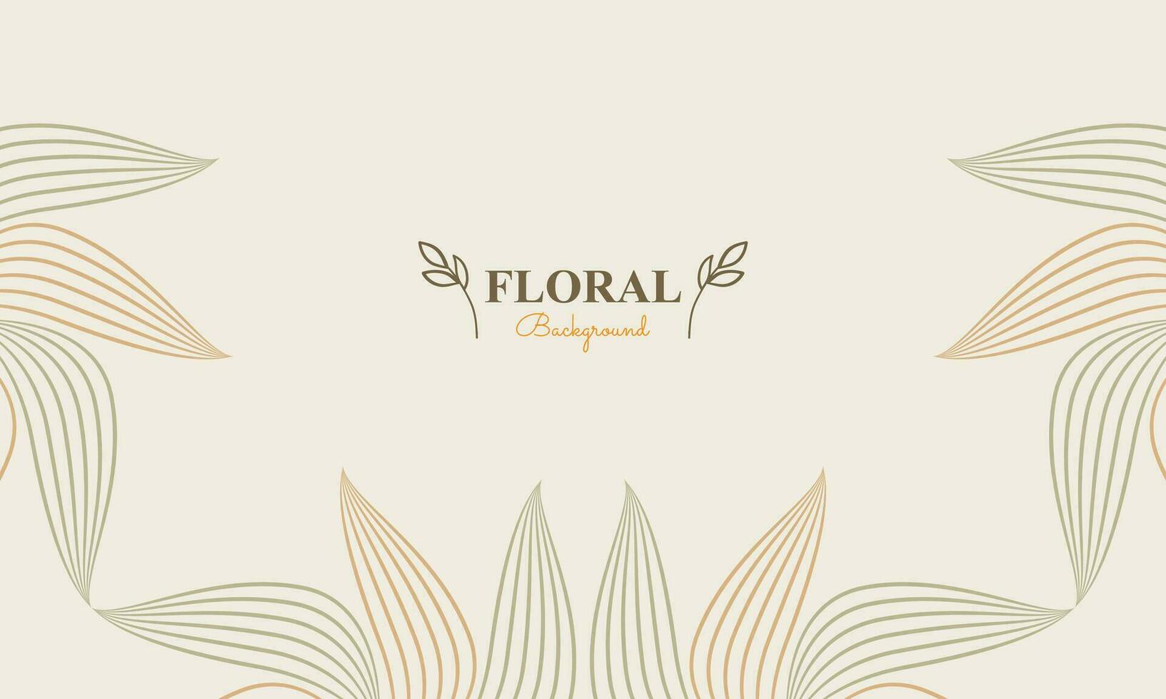 natural floral antecedentes con resumen natural forma, hoja y floral ornamento en suave color estilo vector