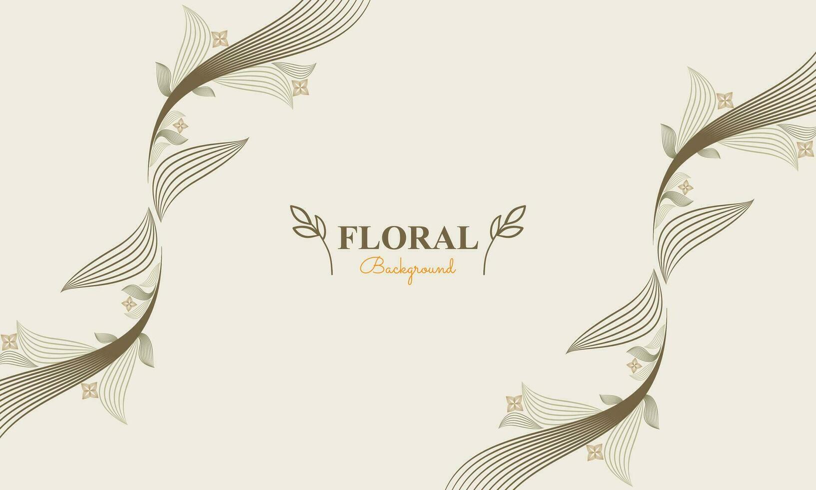 floral antecedentes con resumen natural forma, hoja y floral ornamento en suave pastel color estilo vector