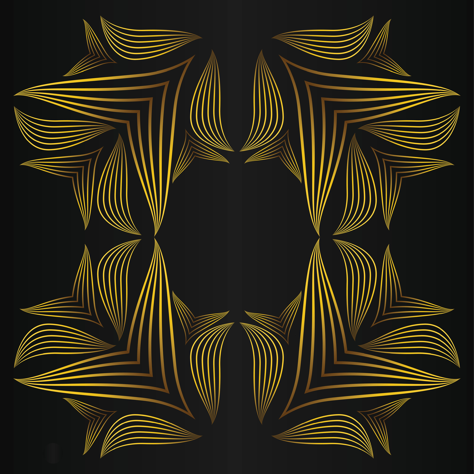 golden flower petal, luxury gold floral decoration 29935220 Vector Art