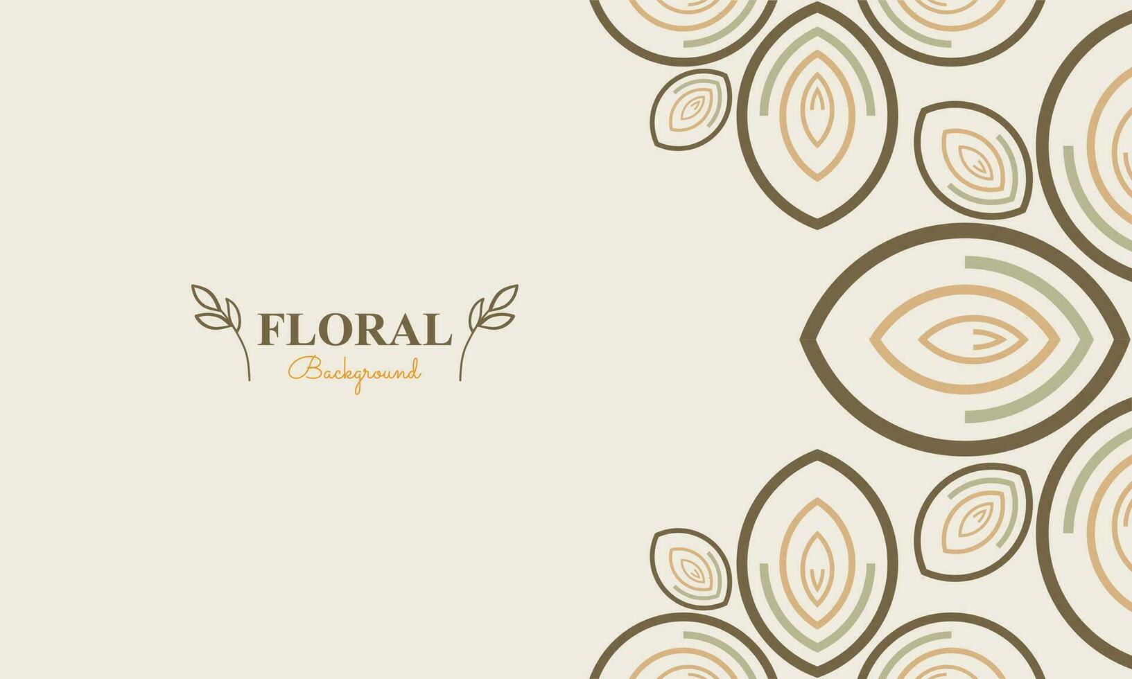 floral antecedentes con resumen natural forma, hoja y floral ornamento en suave pastel color estilo vector