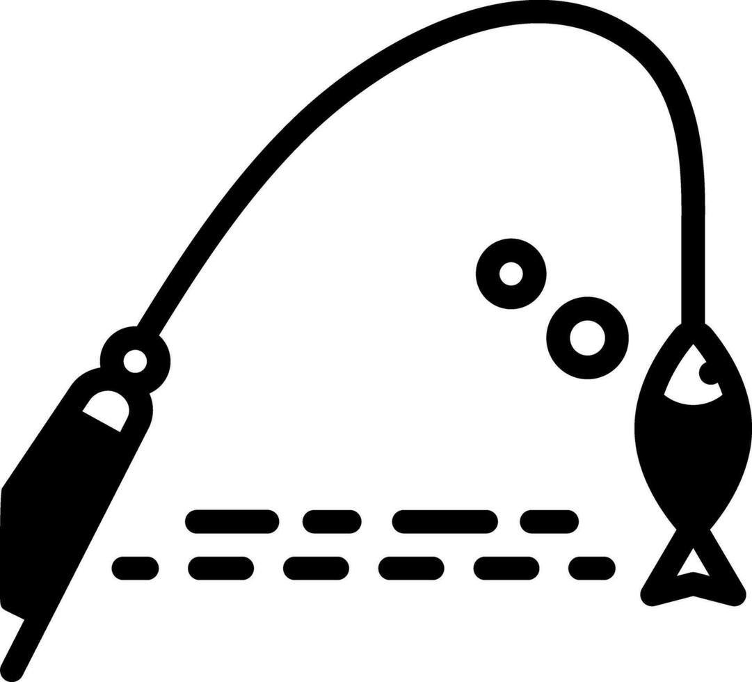 solid icon for tackle vector
