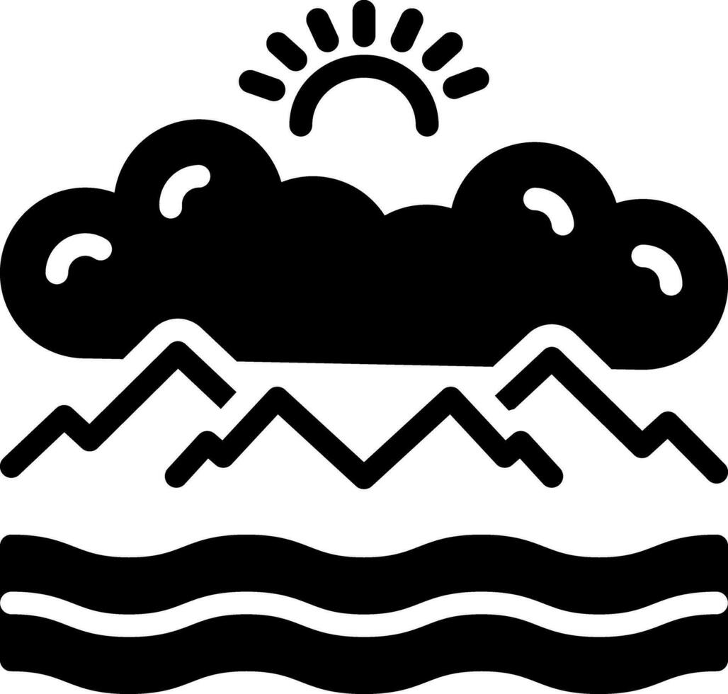 solid icon for cloudy 29935983 Vector Art at Vecteezy