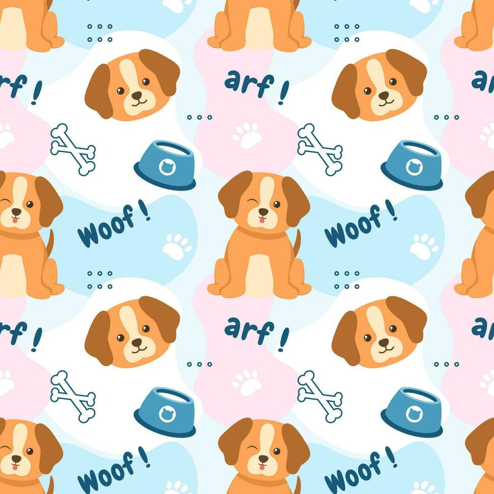 Smile Seamless Pattern Design Illustration with Smiling Character and Happiness Face in Template Hand Drawn Flat Cartoon vector