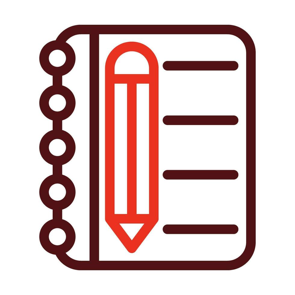 Brief Vector Thick Line Two Color Icons For Personal And Commercial Use.