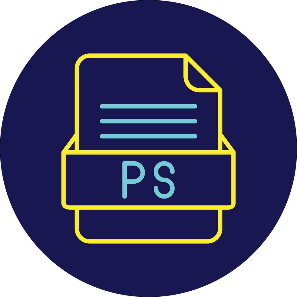 PS File Format Vector Icon 29936795 Vector Art at Vecteezy