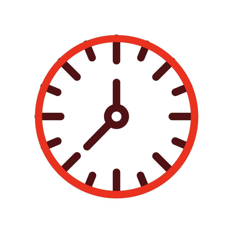 Stopwatch Vector Thick Line Two Color Icons For Personal And Commercial Use.