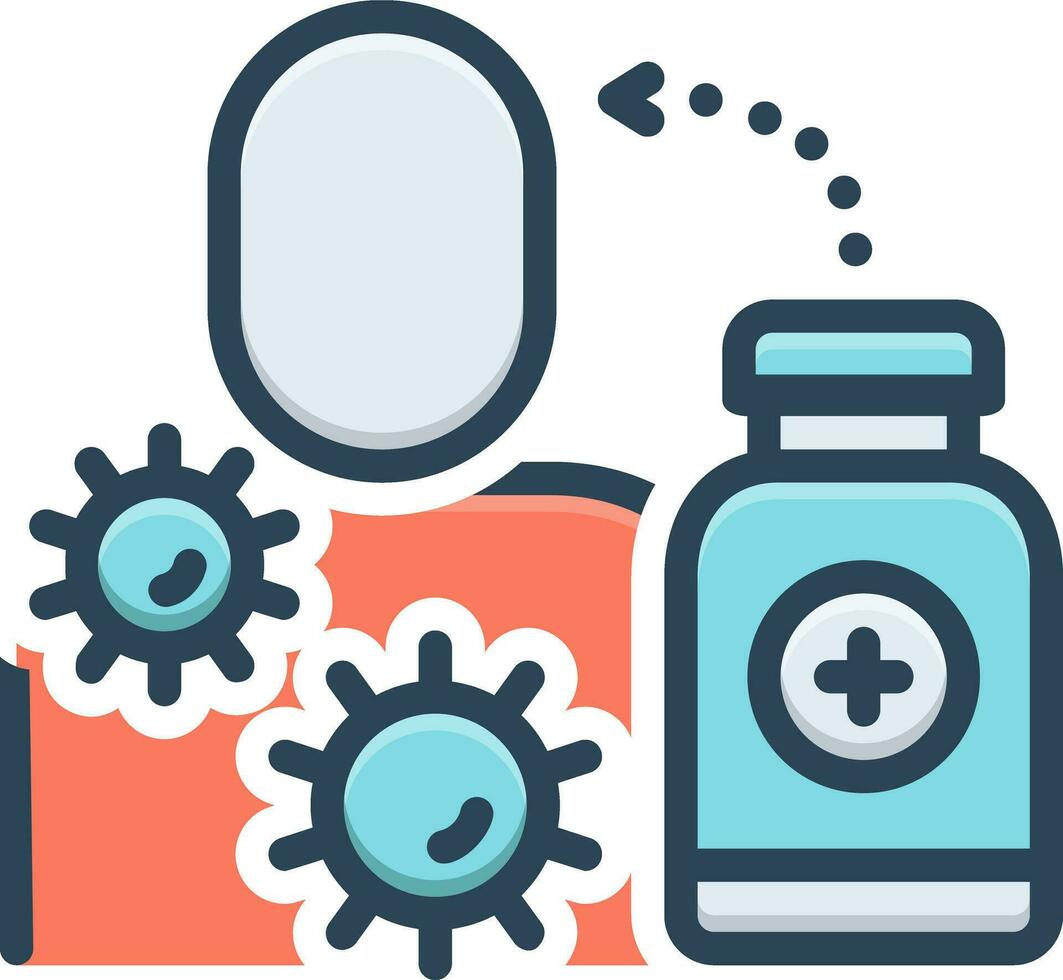 color icon for necessity vector