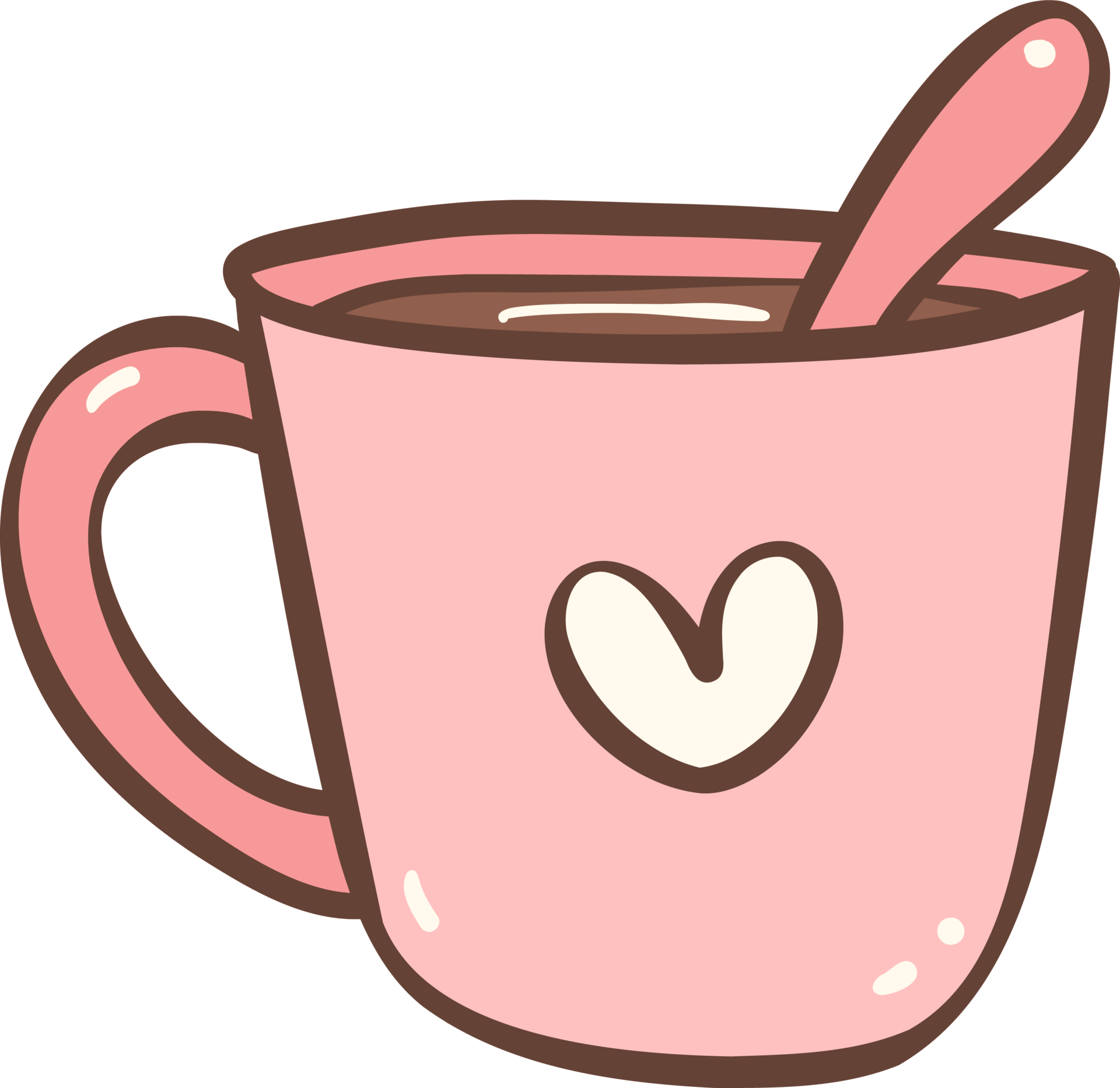 A Cup Of Hot Coffee With Latte Art Doodle Outline 29937366 PNG a-cup-of-hot-coffee-with-latte-art-doodle-outline-29937366-png