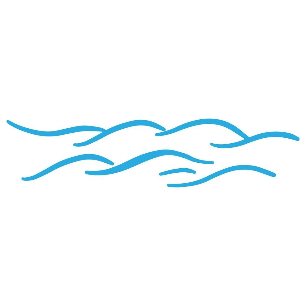 Waves icon vector. Wave illustration sign. ocean symbol. water logo. vector