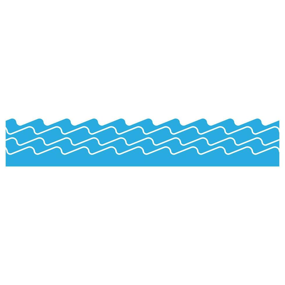 Waves icon vector. Wave illustration sign. ocean symbol. water logo. vector