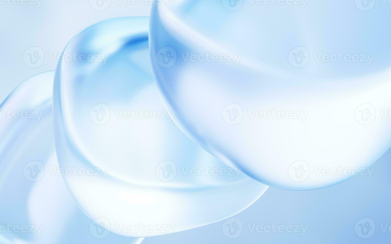Abstract glass geometries background, 3d rendering. photo
