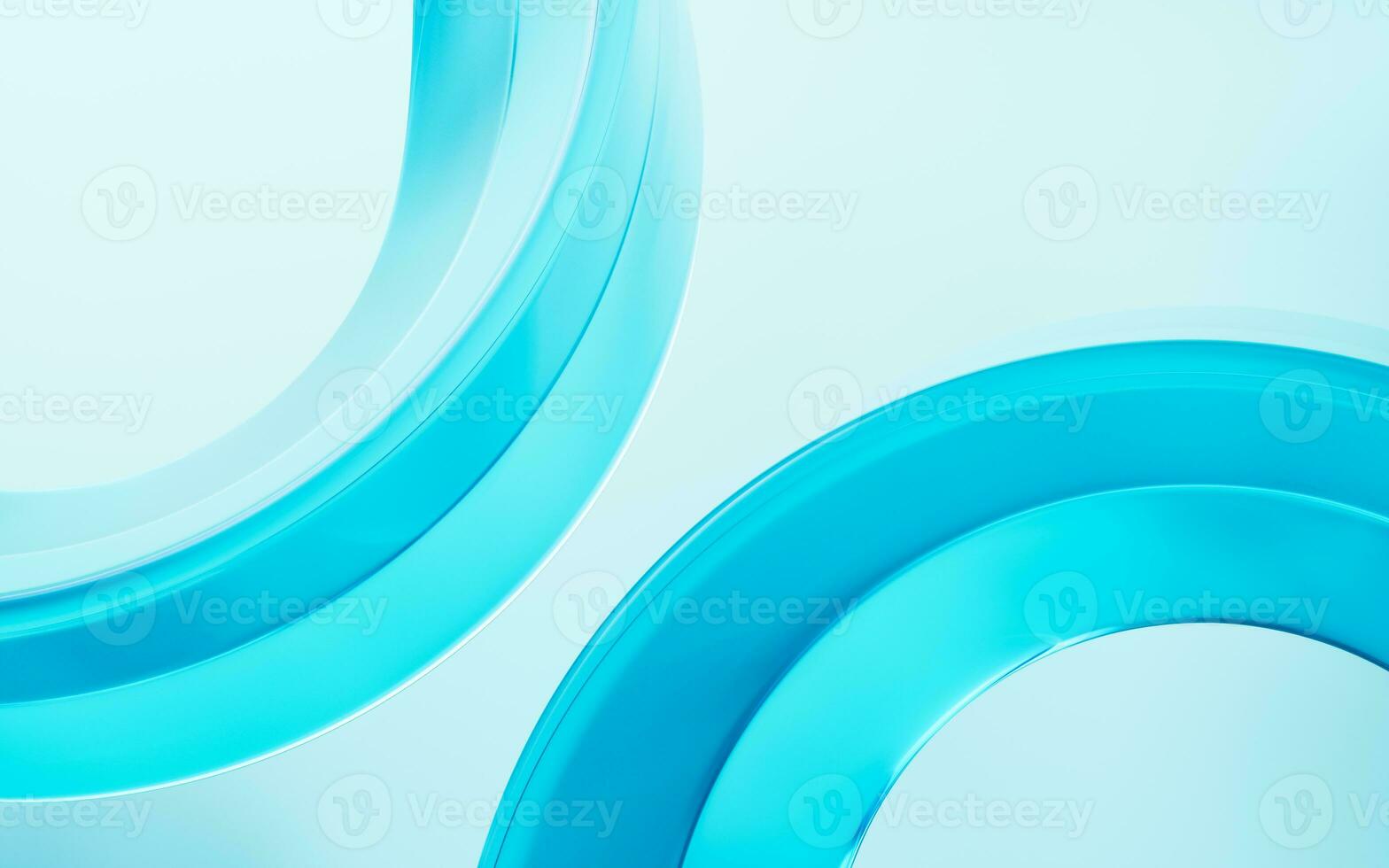 Abstract curve geometries background, 3d rendering. photo