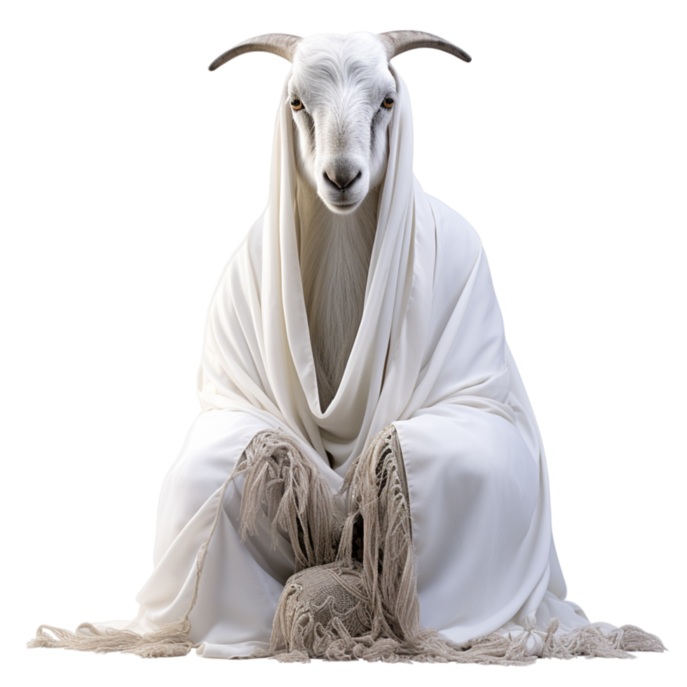 Eid Ul Adha Goat ai generative png
