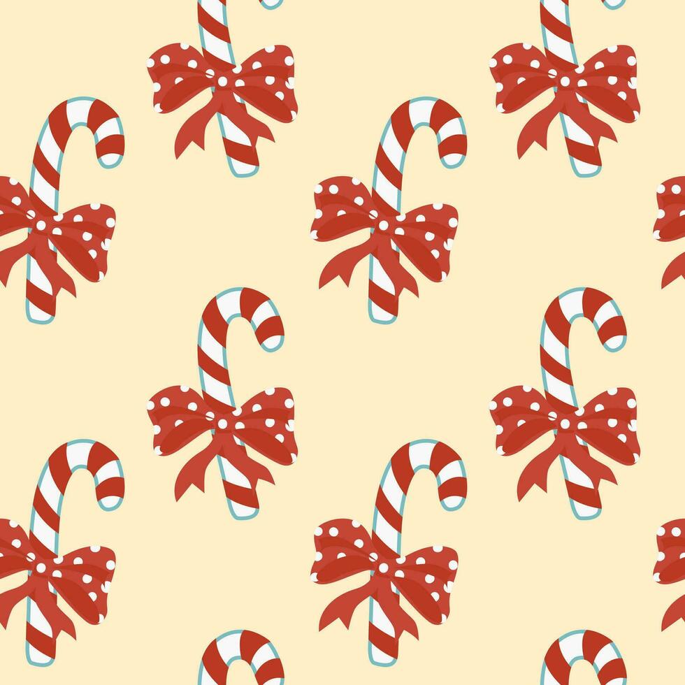 Christmas lollipop seamless pattern. Vector. Perfect for textile, wallpaper or print design. vector