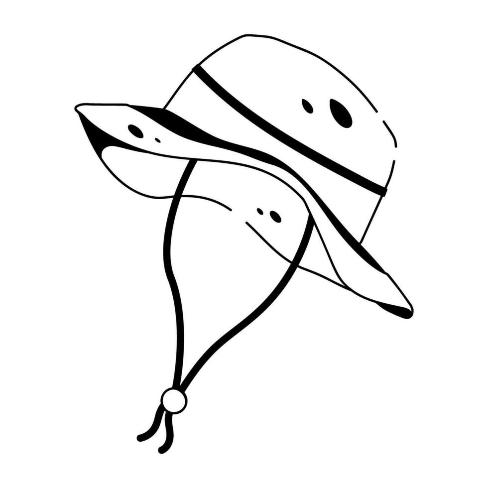 Trendy Summer Hat vector