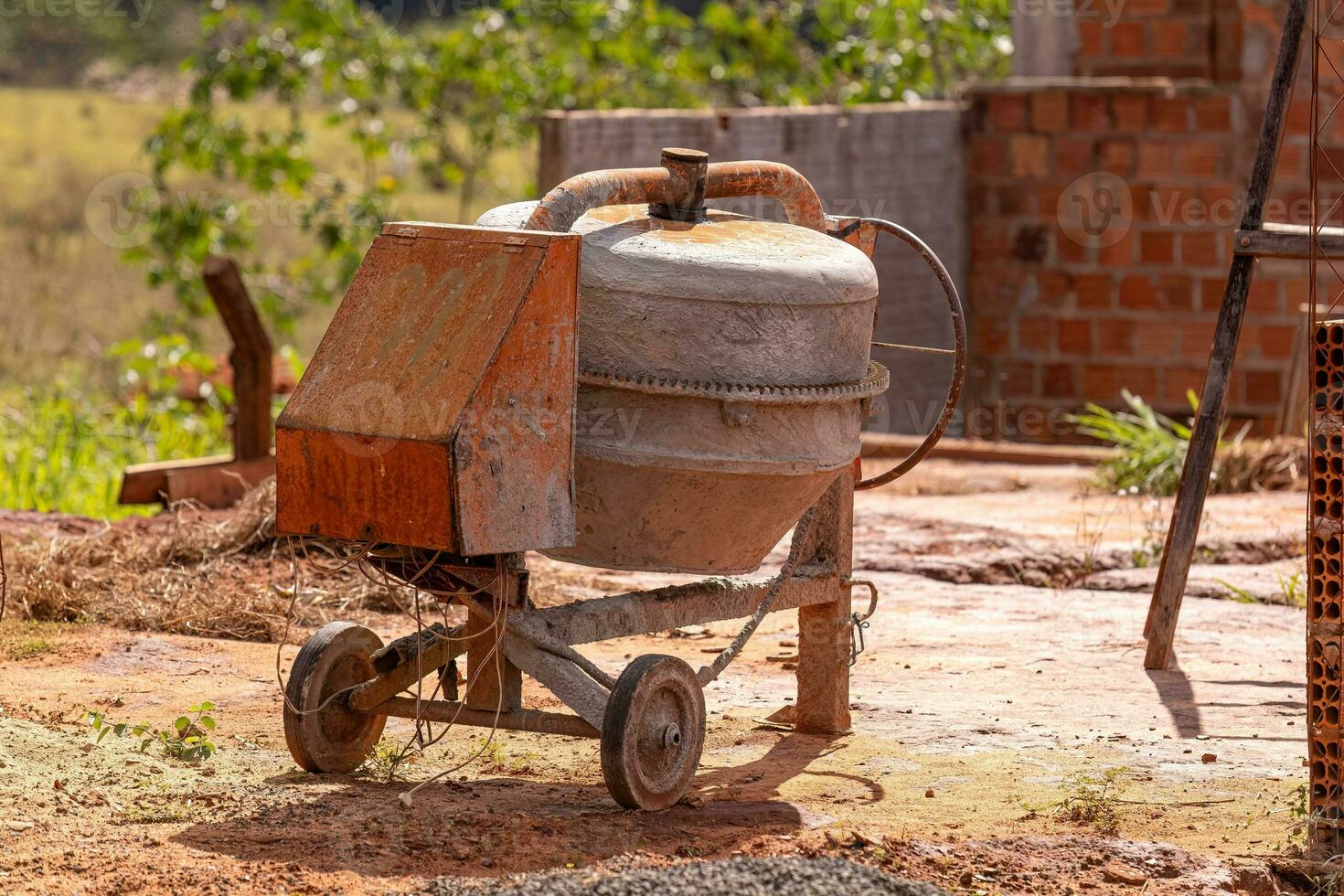 concrete mixer construction tool photo