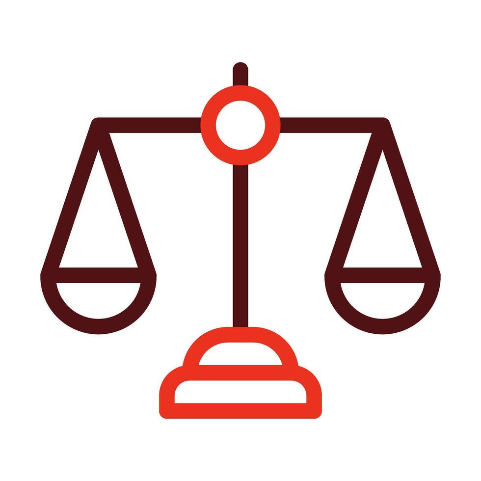 Measurement Vector Thick Line Two Color Icons For Personal And Commercial Use.