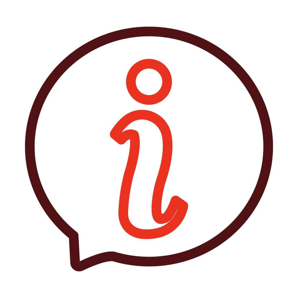 Information Vector Thick Line Two Color Icons For Personal And Commercial Use.