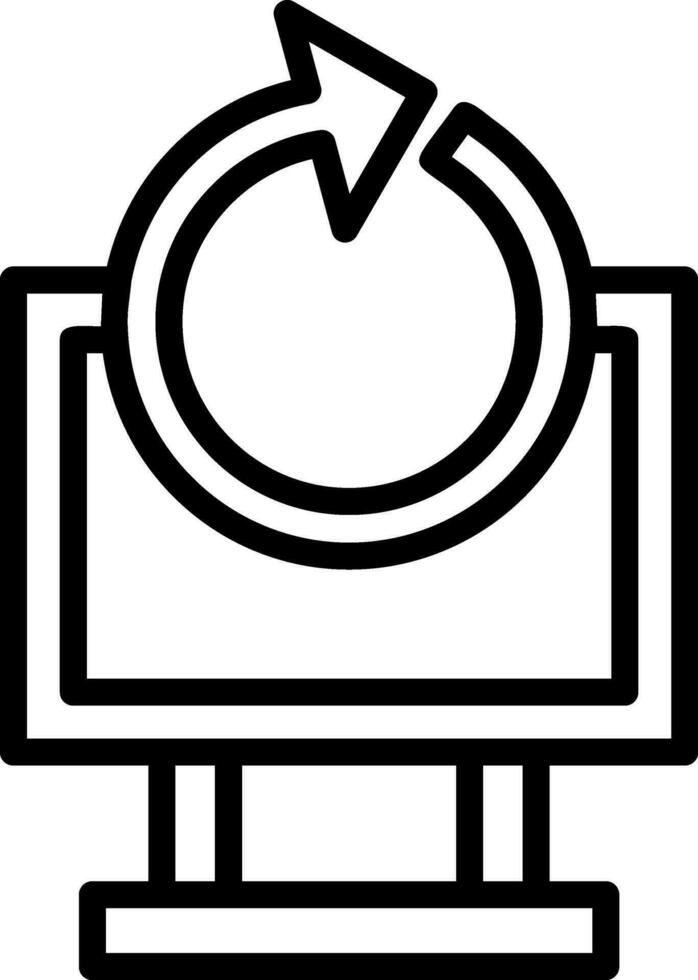 Data Recovery Vector Icon Design