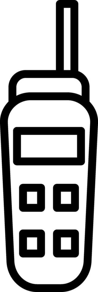 diseño de icono de vector de walkie talkie