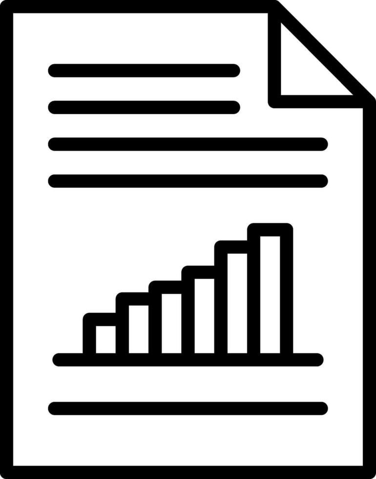 Bar Chart Vector Icon Design