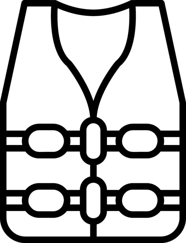 Life jacket Vector Icon Design