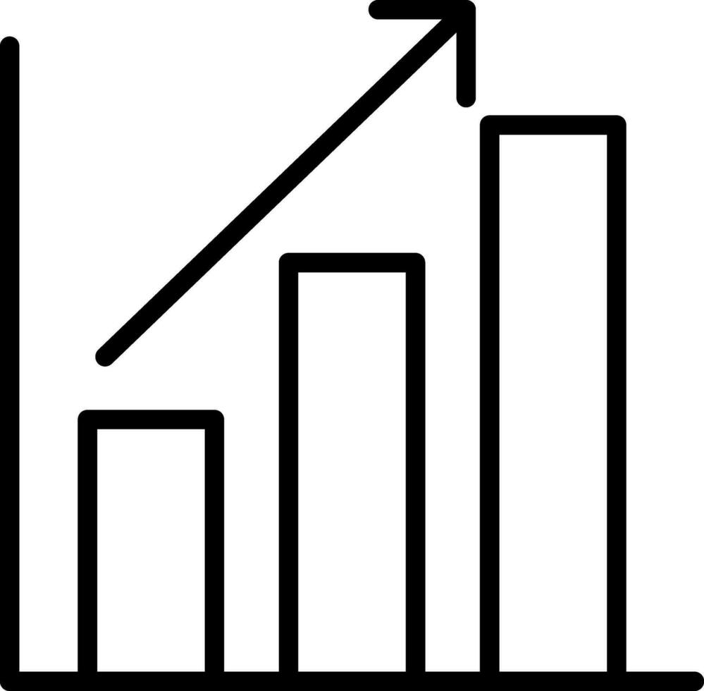 Bar chart Vector Icon Design