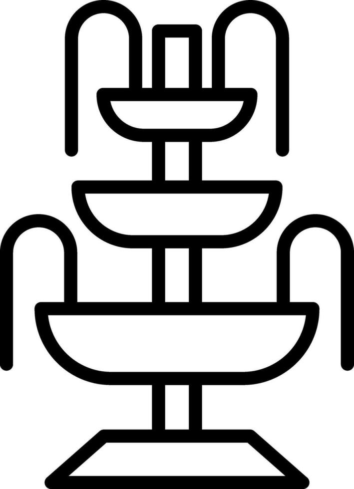 Fountain Vector Icon Design