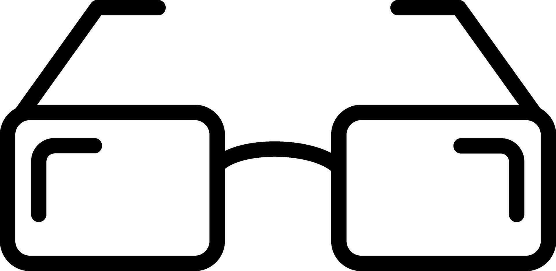 diseño de icono de vector de gafas