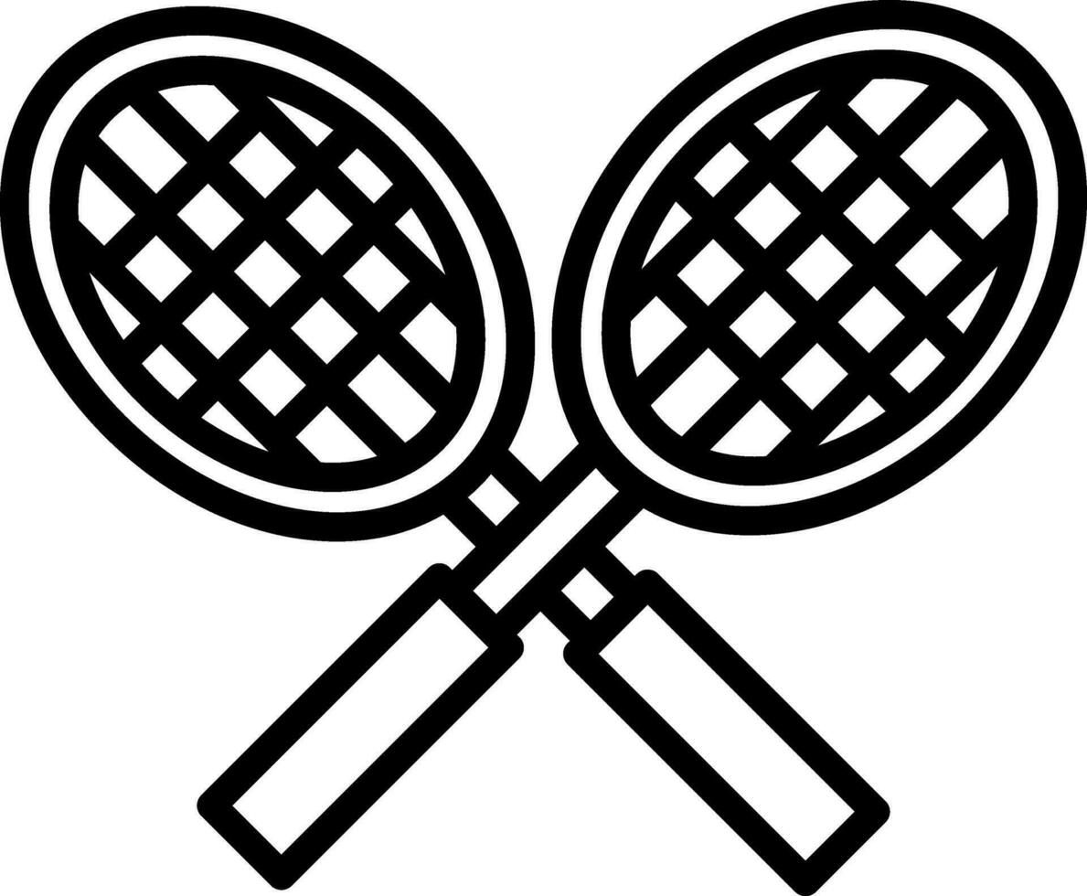 Tennis racket Vector Icon Design