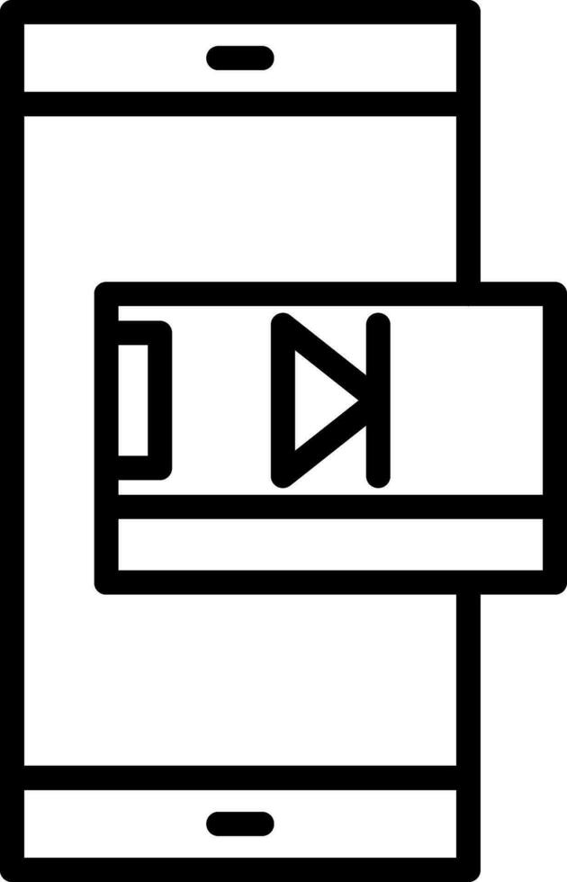 Mobile video Vector Icon Design