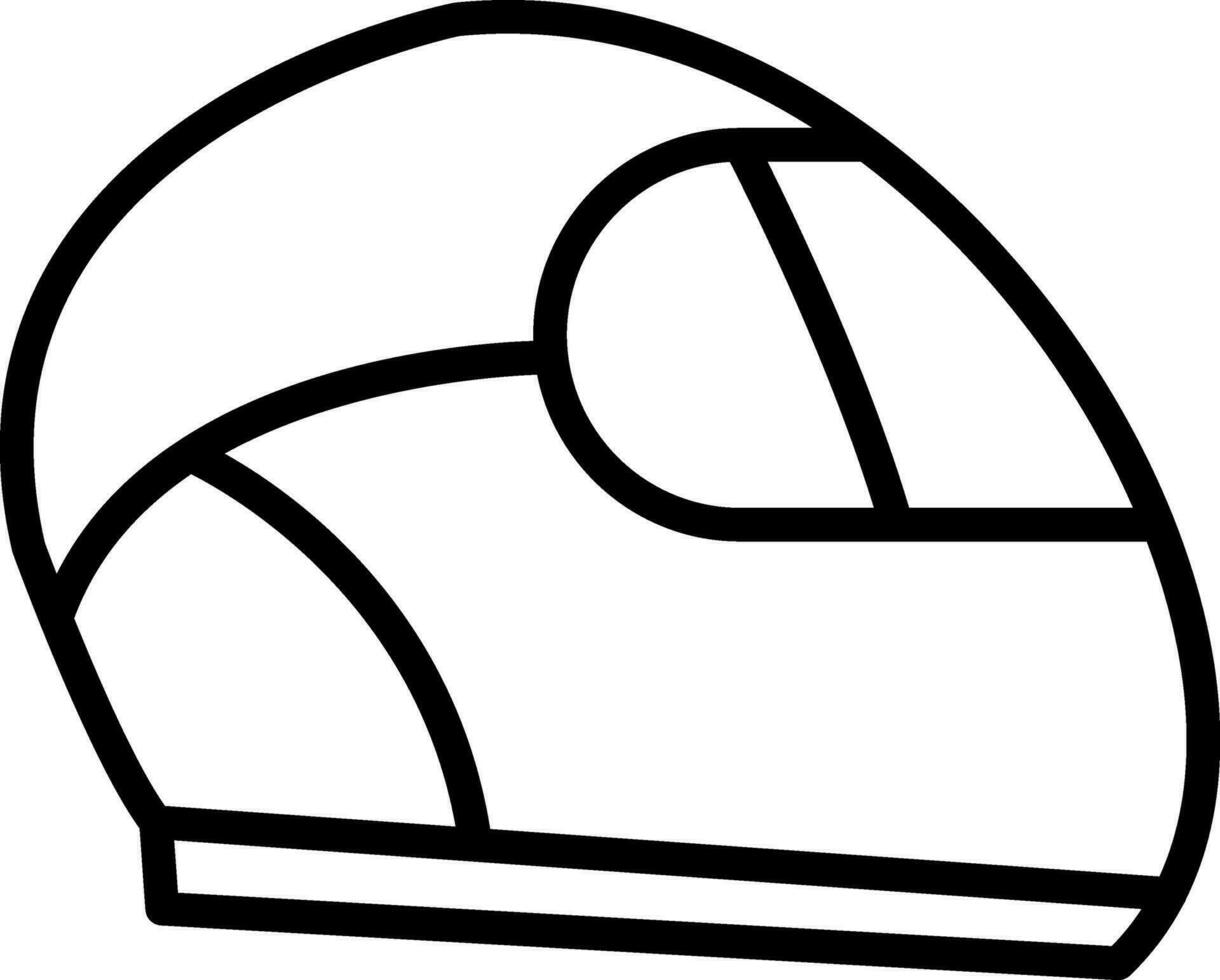 diseño de icono de vector de casco