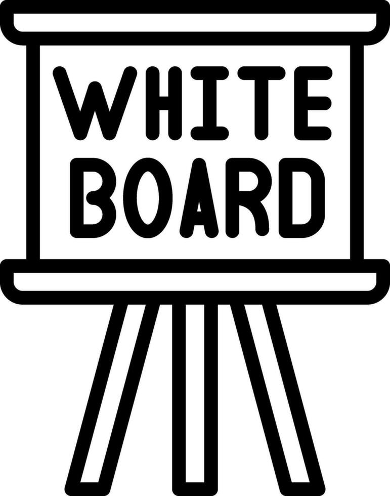 Whiteboard Vector Icon Design