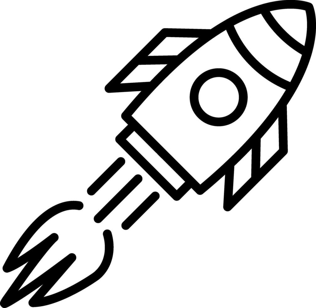 diseño de icono de vector de cohete