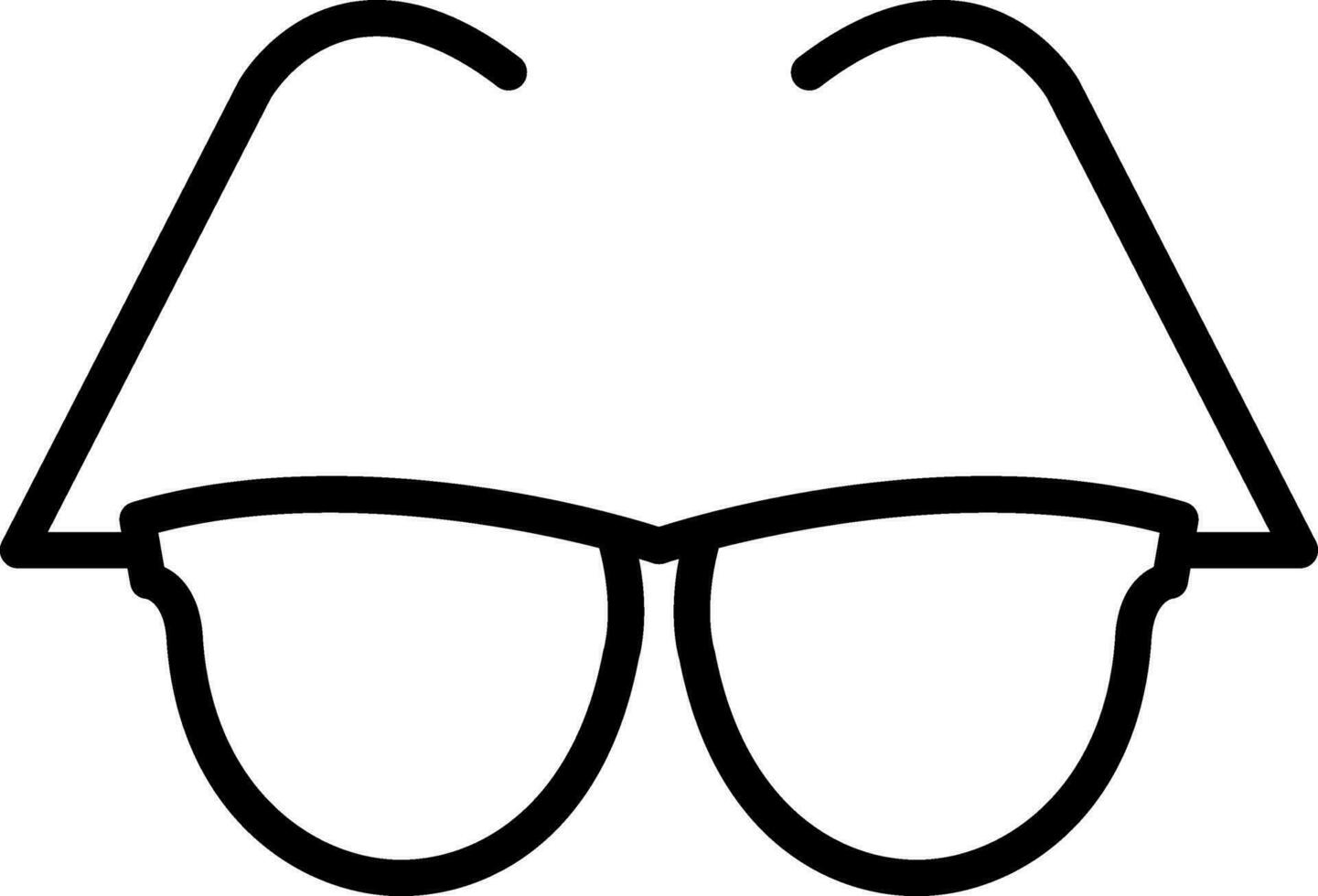 Glasses Vector Icon Design