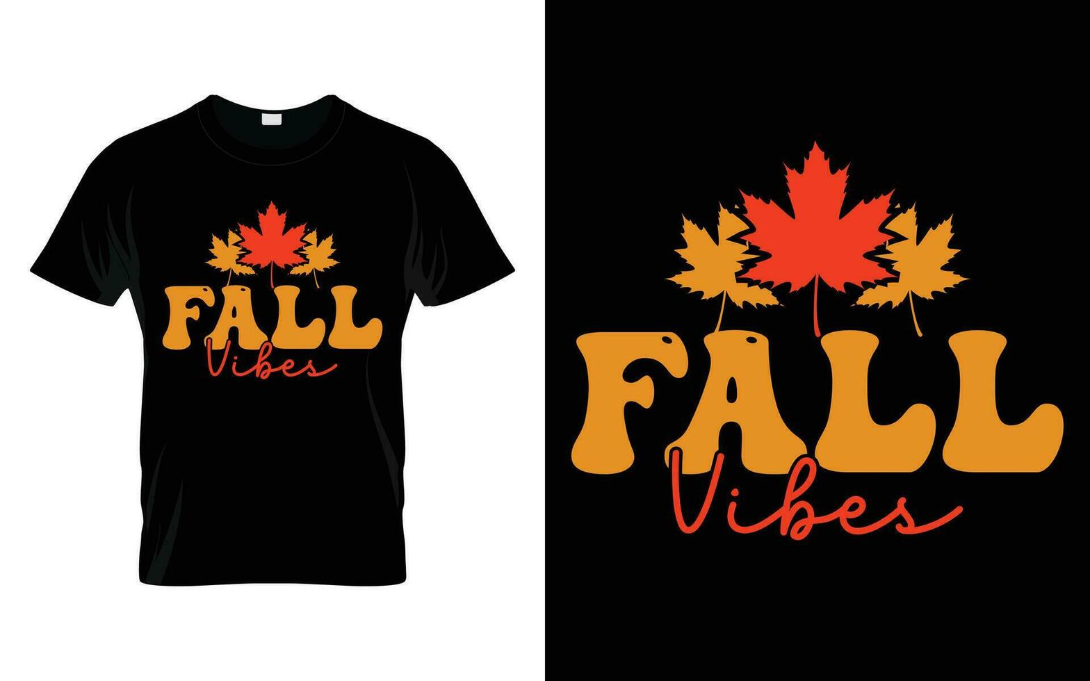 Fall vibes Happy thanksgiving fall season t-shirtHappy thanksgiving fall season t-shirt design vector vector