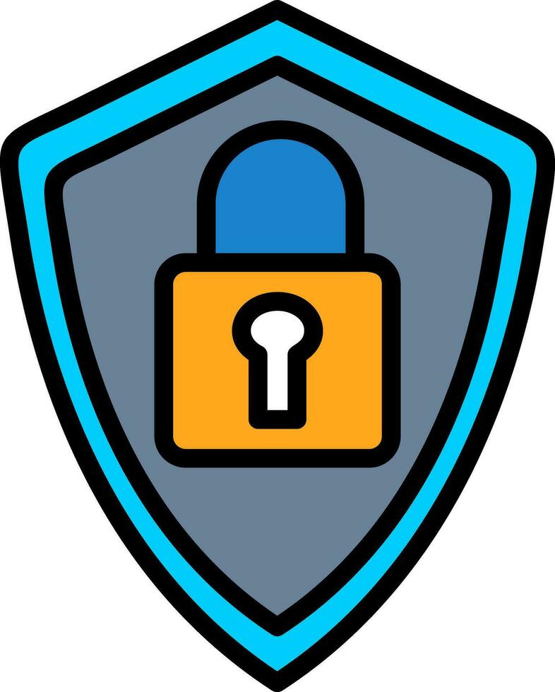 aplicación seguridad vector icono diseño